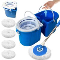 SEAU - PRESSE Nouveau Balai Magique + Seau essoreur + 4 têtes Mi SEAU - PRESSE Nouveau Balai Magique + Seau essoreur + 4 têtes Mi