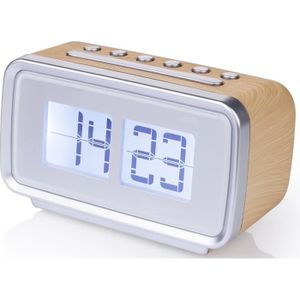 AUDIOSONIC CL-1474 Radio Réveil Rétro FM par réglage PLL - Affichage par LCD