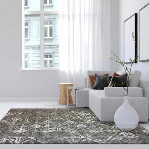 TAPIS Tapis de salon VINTAGE SCANDINAVE 60 x 110 cm Gris