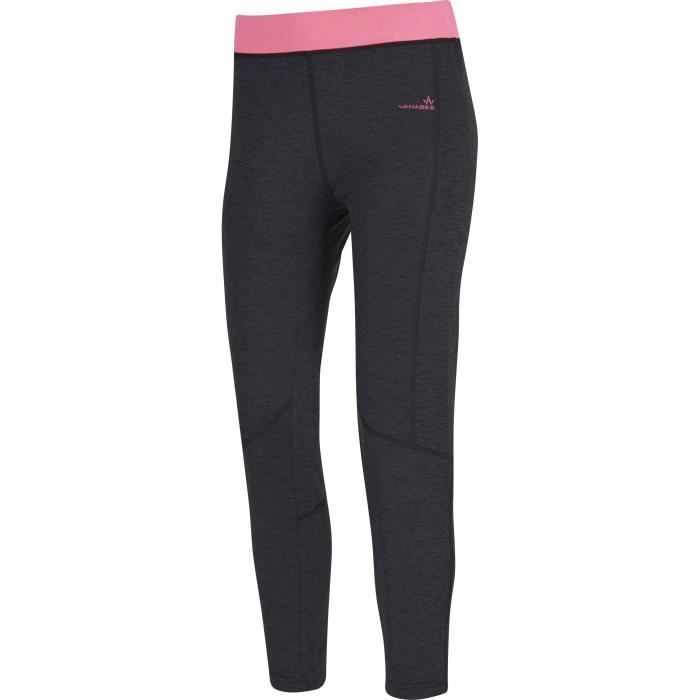 WANABEE Pantacourt Esterel 3/4 - Femme - Gris chiné