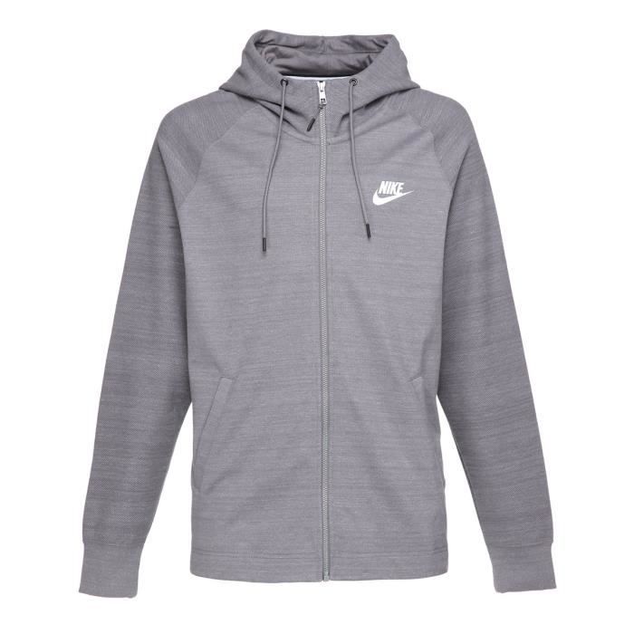 NIKE Sweatshirt AV15 Fz Knit - Homme - Gris