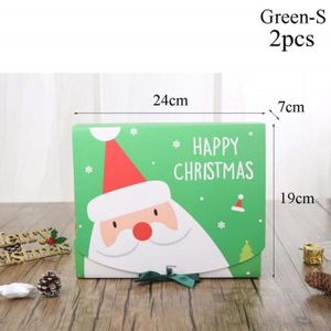 PERE NOEL OU RENNE METAL BOITE DECORATION SAPIN CADEAU