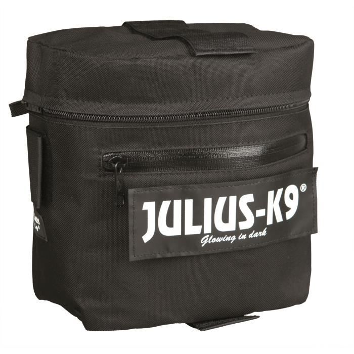 TRIXIE 2 Sacoches Julius-K9 - Noir - Pour chien