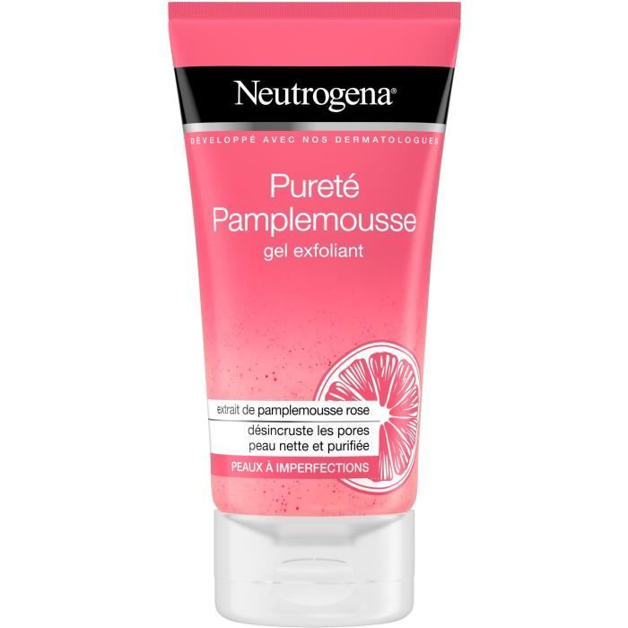 NEUTROGENA Gel nettoyant exfoliant Pamplemousse rose - 150 ml