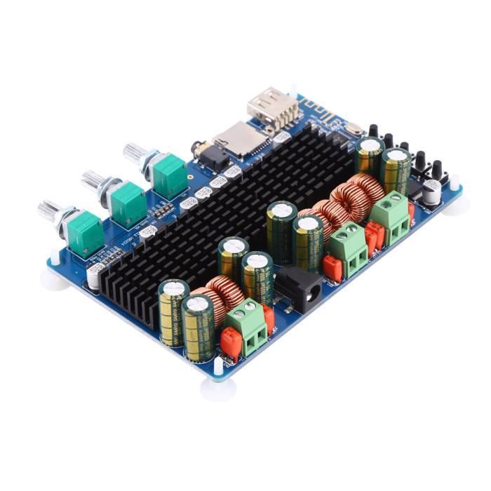 Digital 2.1 Channel Amplifier Board Bluetooth USB Entrée 50W + 50W