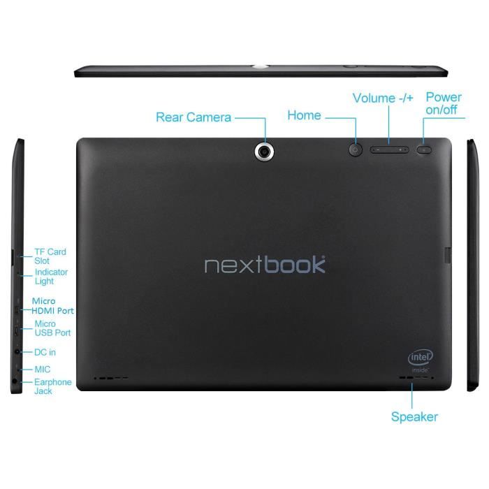 Nextbook Ares 11A Tablette PC 2-en-1 11.6"1366x7683