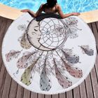 Drap de Plage châle rond motif capteur de rêve imprimé en microfibre ... Drap de Plage châle rond motif capteur de rêve imprimé en microfibre ...