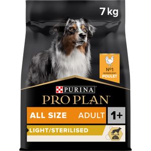 PROPLAN Croquettes au poulet Purina Light-Sterilised OptiWeight - Pour chien stérilisé - 7 kg