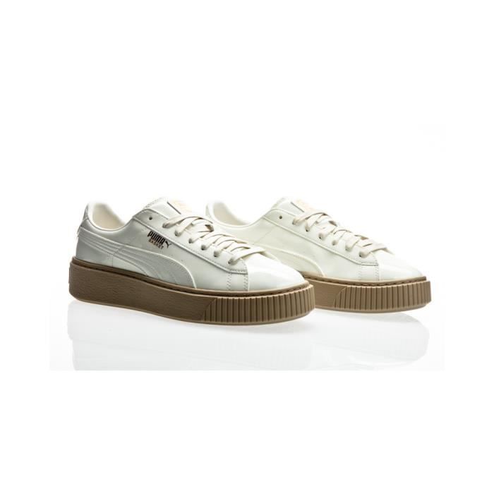 puma basket platform patent sneakers basses femme puma basket platform patent sneakers basses femme