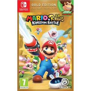 Mario + Lapins Crétins Kingdom Battle Édition Gold Jeu Switch Mario + Lapins Crétins Kingdom Battle Édition Gold Jeu Switch