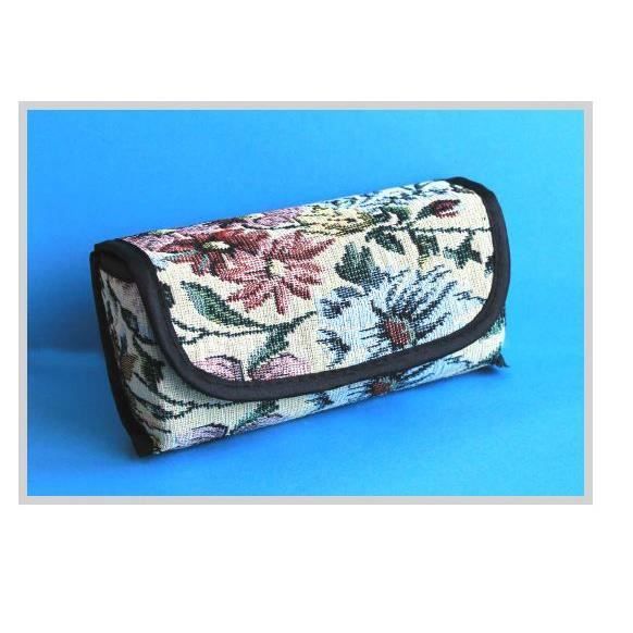 Etui à lunettes avec pilulier VITAEASY - 1 compartiment en plastique ABS - 1 compartiment avec pillulier en plastique - noir