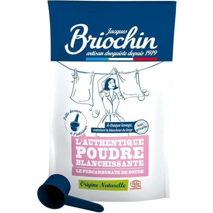 BRIOCHIN Poudre blanchissante au percarbonate de soude - 500 g