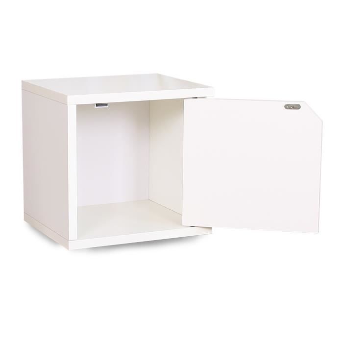 Étagère Cube M73 Combinable Avec Porte Tournante Blanc Achat EtagÈre Murale Étagère Cube M73 Combinable Avec Porte Tournant