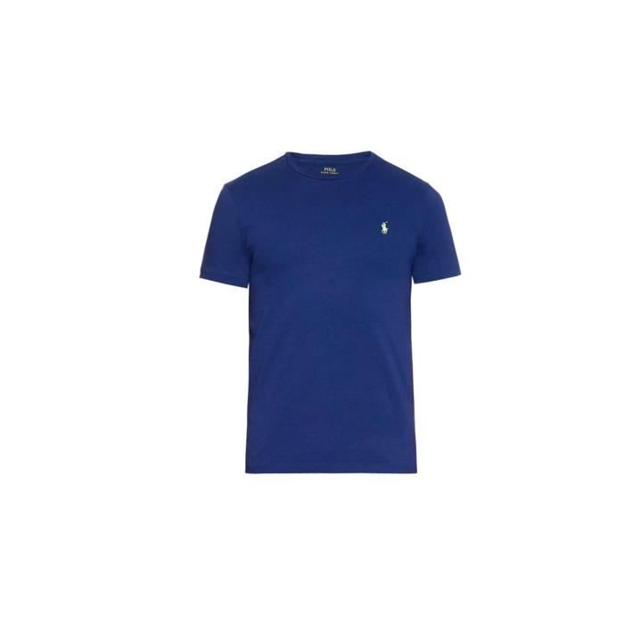 T Achat Lauren Shirt BleuL Vente Polo Homme Ralph Bleu A5j4RL