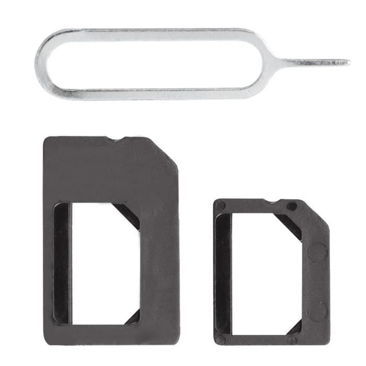 Adaptateur de carte SIM pour Nano SIM, Micro SIM et Pic d