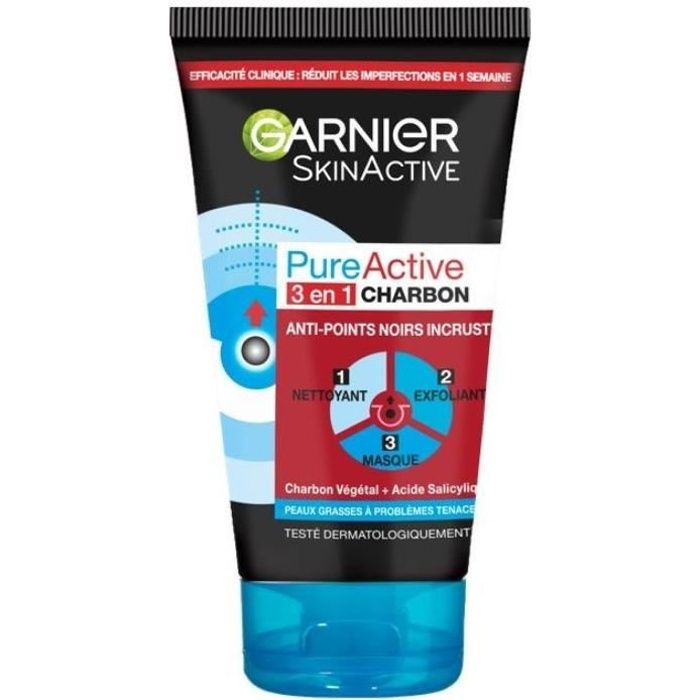 Pure Active Intensif 3 En 1 Anti Points Noirs - 150Ml