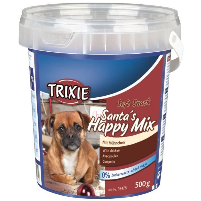 TRIXIE Santa's Happy Mix au poulet 500 g - Marron - Pour chien