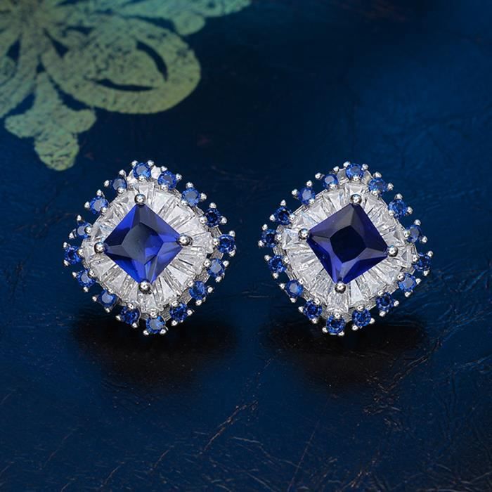Boucles D/'Oreilles INFINITY NOIR Symbole infini en ARGENT Massif /& Zirconium