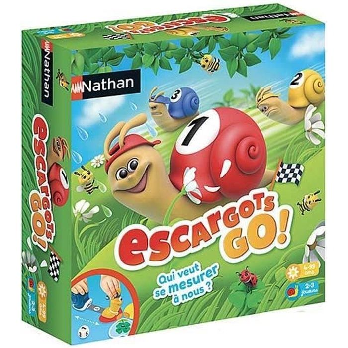 NATHAN - Les Escargots Go - Jeu de Société