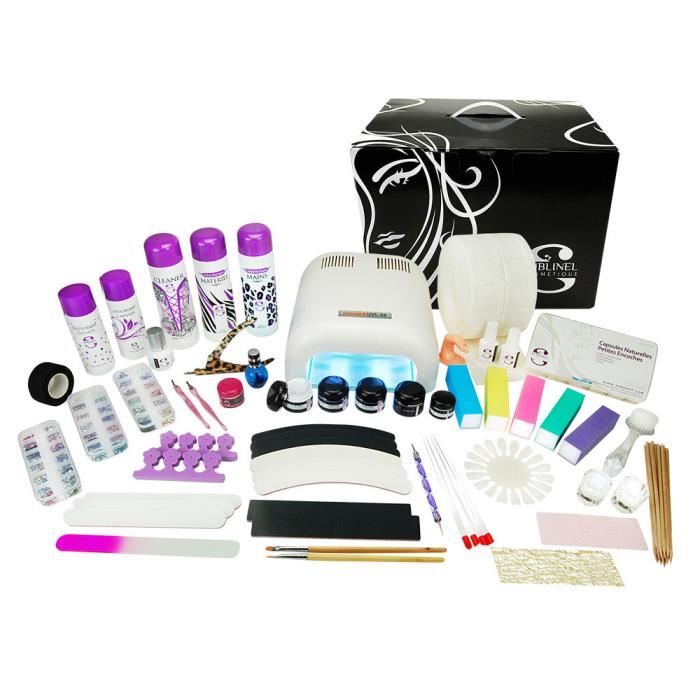 Kit XL Manucure 36W Gels UV 3 étapes   De qualité professionnelle