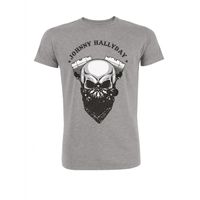 T-SHIRT T-Shirt Biker Johnny Hallyday - Homme - Gris T-SHIRT T-Shirt Biker Johnny Hallyday - Homme - Gris