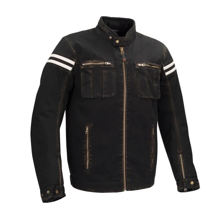 BERING Blouson de moto Keaton - Noir