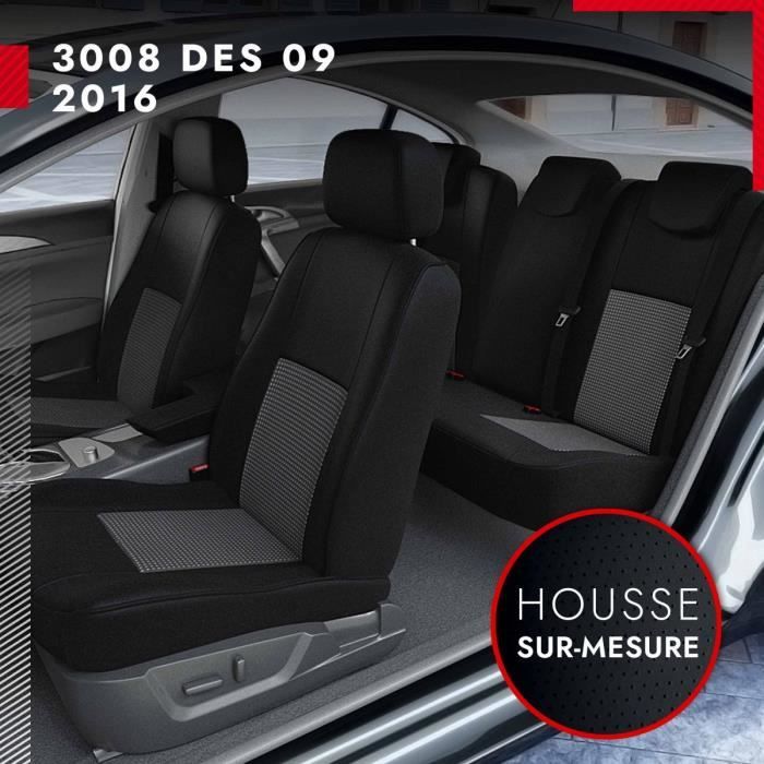 DBS Housse sur Mesure pour Peugeot 3008 2 à partir d'Octobre 2016