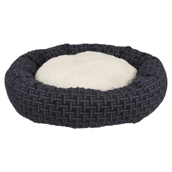 TRIXIE Lit Ferris ø 50 cm - Bleu et blanc - Pour chien