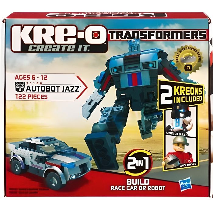 Kreo Figurine Transformers Jazz 122 Pièces   Achat / Vente FIGURINE