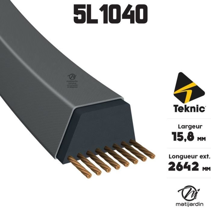 COURROIE TRAPEZOIDALE KEVLAR 3L320
