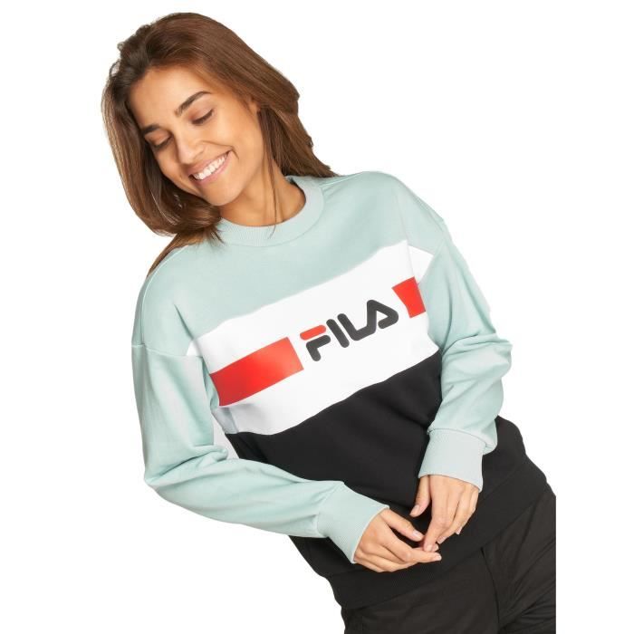 sweat fila femme cyan