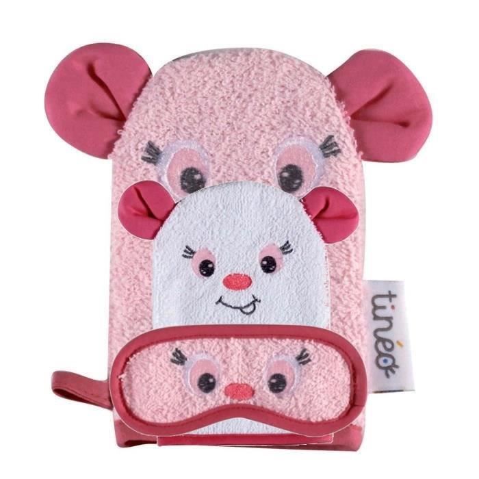 TINEO Set de bain rigolo - rose