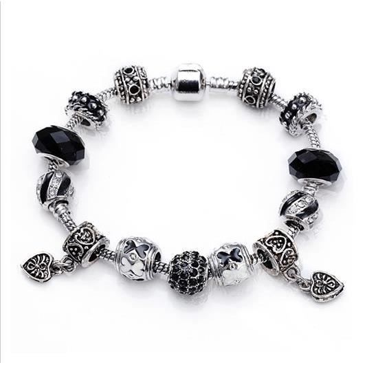 bracelet pandora noir et blanc bracelet pandora noir et blanc