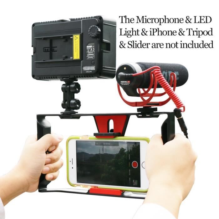 Smartphone Vidéo Rig Filmmaking Enregistrement Vlogging Rig Case