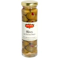 OLIVE Olives Farcies aux Poivrons Rouges 85G ERIC BUR OLIVE Olives Farcies aux Poivrons Rouges 85G ERIC BUR