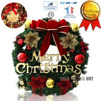 COURONNE DE NOËL TECH DISCOUNT® Décoration de noël guirlandes acces COURONNE DE NOËL TECH DISCOUNT® Décoration de noël guirlandes acces