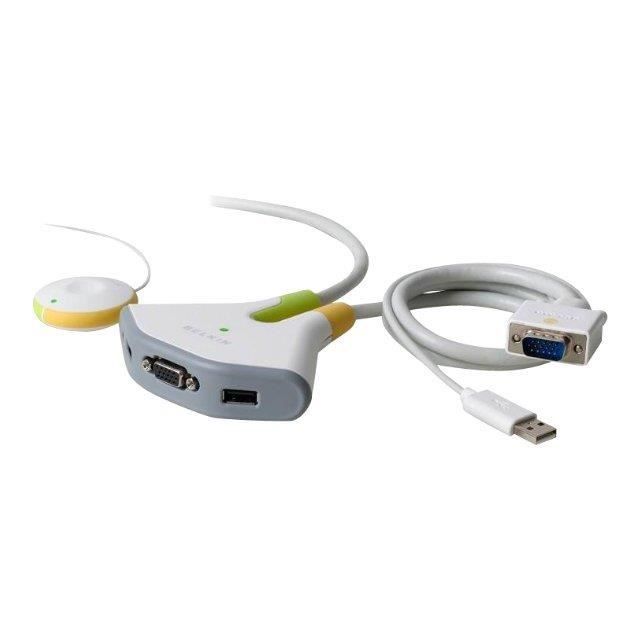 BELKIN Switch KVM 2 Ports / USB avec telecommande