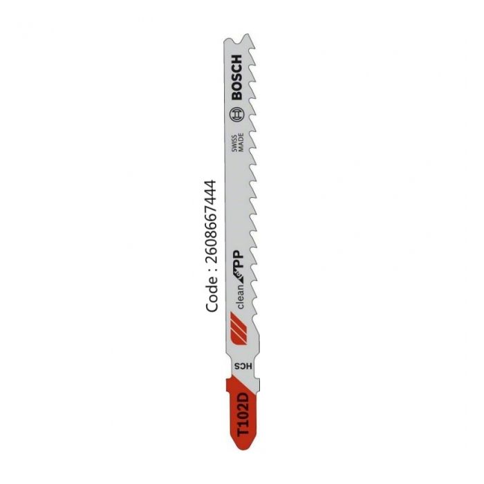 BOSCH Lame de scie T 102 D - idéale pour le PVC - 3 pièces