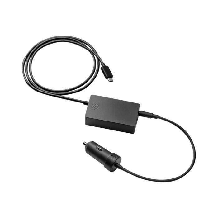 HP Adaptateur de voiture Z3Q87AA - 45 W - USB - Pour Ordinateur Portable, Tablette PC, Smartphone, Périphérique USB - 12 V DC