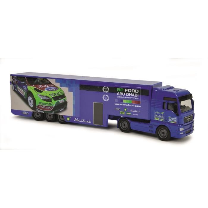 MAJORETTE - Racing Truck + 2 Ford Racing bleues