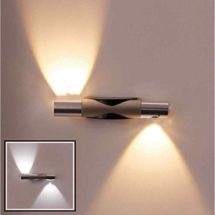 Applique Murale Chambre Led LED Lampe Applique murale puissance 2W éclairage luminosité 6000  Applique Murale Chambre Led