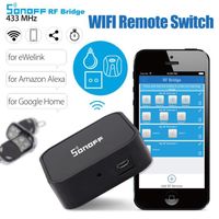 TÉLÉCOMMANDE DOMOTIQUE Sonoff RF Bridge 433MHz Wifi DIY Smart Timer Switc TÉLÉCOMMANDE DOMOTIQUE Sonoff RF Bridge 433MHz Wifi DIY Smart Timer Switc