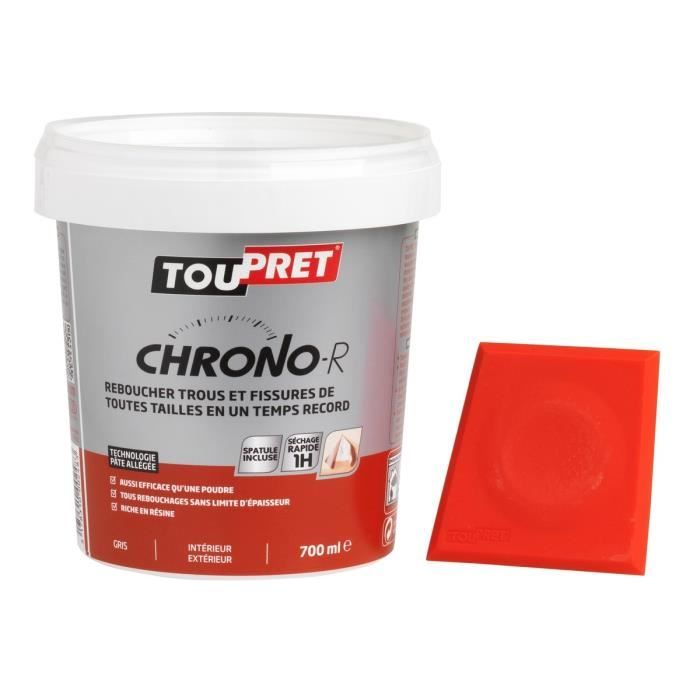 TOUPRET Enduit pâte Chrono-R avec spatule incluse 700 ml