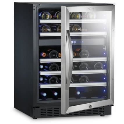 DOMETIC S46G - Cave à vin de service à 2 zones - 46 bouteilles - Pose libre ou encastrable - Classe A - L 59.5 x H 82 cm