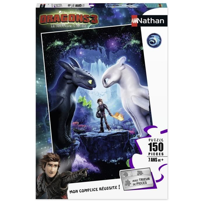 RAVENSBURGER Puzzle 150 p - Les héros réunis / Dragons 3
