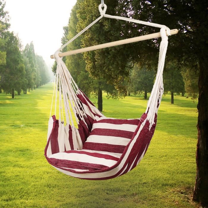 Hamac Siege Suspendu holifine 174 si 232 ge suspendu hamac en coton chaise pour voyage Hamac Siege Suspendu holifine 174 si 232 ge suspendu hamac en coton chaise pour voyage