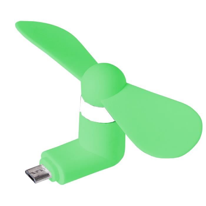 Mini ventilateur USB 2 en 1 pour t/él/éphone//tablette Pour iPhone Samsung HTC Sony OTG