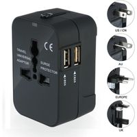 ADAPTATEUR DE VOYAGE Chargeur Adaptateur de Voyage Universel, US EU UK ADAPTATEUR DE VOYAGE Chargeur Adaptateur de Voyage Universel, US EU UK