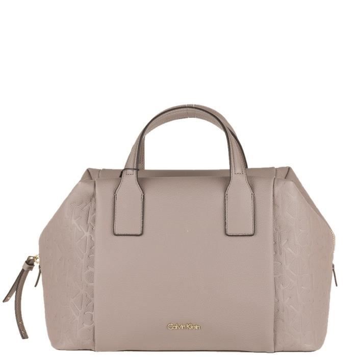 CALVIN KLEIN Sac de bowling K60K602211 MISHA DUFFLE Marron Femme