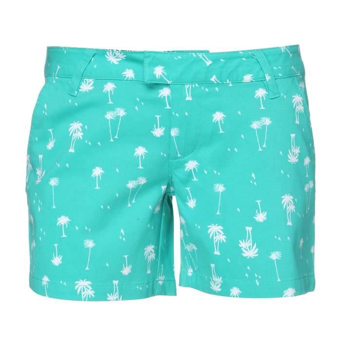 VOLCOM Short Court Frochickie - Femme - Vert d'Eau